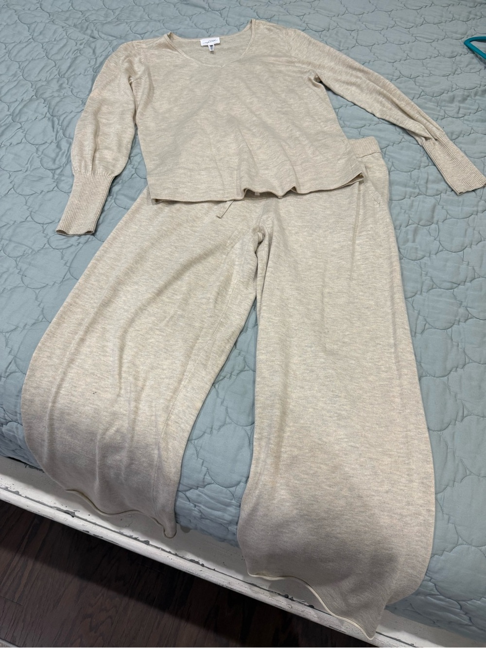 SOMA Lightweight Long Sleeve Top & Wide Leg Pants